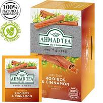 Žolelių arbata AHMAD ROOIBOS & CINNAMON, 20, VZTAHM054881000017