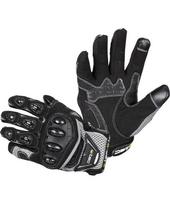 Motorcycle Gloves W-TEC Upgear - Black and grey
