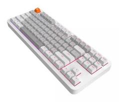 Dark Project ALU87B G3MS Moonstone wired mechanical gaming keyboard, backlit, gray