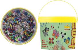 Hama Beads Hama - Maxi beads - 3000pcs + 4 plates in bucket (388806)