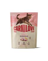 CARNILOVE True Fresh Cat Turkey Sterilised 400 g kalakut, skirtas sterilizuotiems katėms