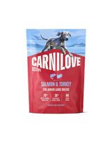 CARNILOVE Active Dog Salmon and Turkey Junior Large Breeds 1,5 kg lašiša ir kalakutas, skirtas augantiems didelių veislių jauniems šunims