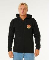 No Name Bluza męska RIP CURL Wettie Passage Icon Zip Thru czarna - M