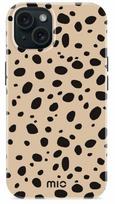 Telefono dėklas Mio Spots Magsafe Apple iPhone 13/14/15, juoda sp./smėlio sp.
