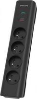 Philips surge protector 2m SPN7040BA/60 Black