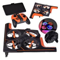 Nuotoliniu būdu valdomas dronas Quadcopter skraidanti transporto priemonė + LED apšvietimas RC0702