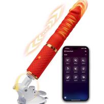 Išpardavimas! 2in1 Vibratorių Dildo su 9 Ritmais ir APP Nuotolinio Valdymo Funkcija