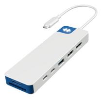 HYPER HD4103BUGL interface hub USB 3.2 Gen 1 (3.1 Gen 1) Type-C 5000Mbit/s Blue, White