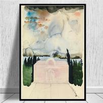 Abstract WaterColor Salvador Dali Art Canvas Painting Poster and Print Wall Art Pictures for Living Room Home Wall Decor Cuadros 21cm×30cm NoFrame