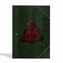 Šešėlių knyga Žalias viršelis Įrištas Burtai Įrašai Spellbook Retro Dovanos