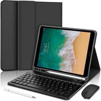 Keyboard Case - BOOLING - for iPad Air 3 / Pro 10.5 - Bluetooth AZERTY - Wireless Mouse - Touch Stylus