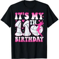 It's My 11th Birthday Volleyball 11 Year Old Girl Birthday T-Shirt(3) S juoda