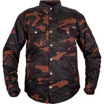 Motociklininko marškiniai BOS Lumberjack - Dark Camo
