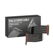 LINKUP AVA5 Armor PCIE prailginimo laidas palaiko RTX5090 ir RX9070 vaizdo plokštes x16 greičiu Suderinamas su PCIe tiesus 70cm bendras - 5.0 128GB/s 4.0 &