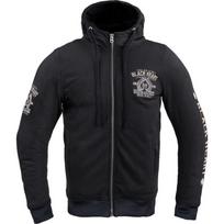 Vyriška Aramido pluoštu sustiprinta striukė su gobtuvu W-TEC Black Heart Kustom Kulture - Juoda