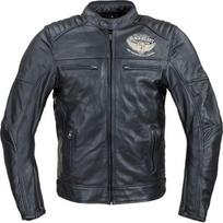 Vyriška odinė motociklininko striukė W-TEC Black Heart Wings - Juoda