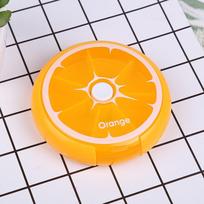 Portable 7-Day Rotating Mini Medicine Box with Customizable Logo