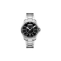 Hamilton Khaki Aviation Series Automatic Mechanical Movement Pilot Dual Date Watch Men watches Black Steel H64615135 Regular Watch Box
