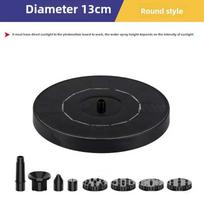 Solar Water Fountain Pool Pond with Nozzle Waterfall Fountain Garden Supplies Decoration Outdoor Solar Powered Bird Baths