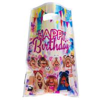 10/20/30Pcs Pink Roblox Activity Adorable Cartoon Candy Themed Eco Tote Bags - Birth Date Celebration Present Packaging Plastic Shopping Pouch 10pcs