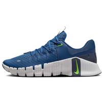 Nike Free Metcon 5 Court Blue Men Sneakers Thunder-Blue Platinum-Tint Green-Strike DV3949-401 40.5
