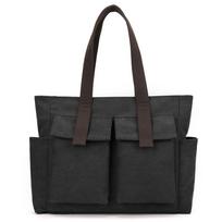 Vintage Canvas Messenger Bag for Women - Multi-Pocket Waterproof Satchel, Durable Crossbody Bag for Outdoor Travel & Daily Commute juoda