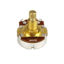 A500K A250K B250K B500K Brass Shaft Guitar Potentiometer Low Torque Noise-Free Smooth Feel