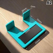 5PCS Magnetic Cabinet Door Hinge Spacers – 2mm Gap Alignment Tool with Scale for Precise Door Installation & Adjustment