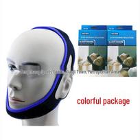 Anti-Snoring Headband with Jaw Support Strap Blue Edge