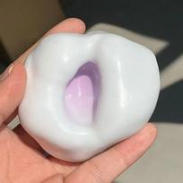 Grape Cluster Stress Ball Squeezable Vacuum Squishy Sand Ball Noisy Bubble Sensory Fidget Toy Desktop Anxiety Relief Squeeze Toy violetinė