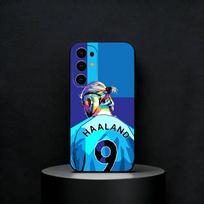 Football E-Erling H-Haaland Phone Case For Samsung S25,S24,S23,S22,S21,S20,Ultra,Plus,FE Black Soft Cover Samsung S21fe