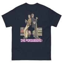 The Persuaders T Shirt | Classic 70s TV Show | Retro Vintage Graphic Tee XL gray