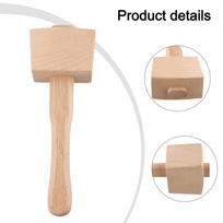 Handcrafted Wooden Mallet from Beech Essential Addition to Your Tool Collection beige