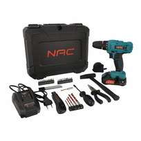 CDB-1-LI-20V-TS 20V 1x2.0Ah NAC.DRILLER su įrankių rinkiniu