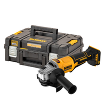DCG408NT-XJ DEWALT.Kampinis šlifuoklis 125 mm 18V DCG408NT BL TSTAK ON. PADĖTIS