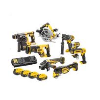 DCK853P4T-QW DEWALT.COMBO 18V RINKINYS DCK853P4T (DCD996 + DCF887 + DCS565 + DCS367 + DCS356 + DCH273 + DCG405 + DCL050) 4x5,0Ah 4x TSTAK KELIAS