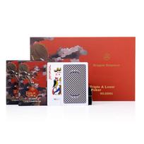 AAA Badao Playing Cards, AAA Club Black Core Playing Cards, GD001 Dragon King Blue Gift Box Set (4 Decks)