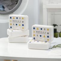 Concentrated Laundry Tablets, Decontamination Soap Paper, Washing Machine Clothes Cleaning Tablets, Portable For Travel 1box
