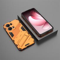Funda For OPPO Reno 13 5G Case Shockproof Kickstand Armor Phone Case for Reno 13 Pro Reno13 13Pro Car Magnetic Holder Back Cover For Reno 13 5G oranžinė