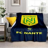 Fc Nantes Crest Design Blanket Outdoor Flannel Blanket for Camping, Hiking, Garden Parties, Picnic Essentials,gift for family and friends 75x90cm
