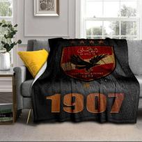 Al-ahly Fc Portable Blanket/Soft Blanket Bedding Blanket Suitable for Travel Camping Living Rooms Offices Sofas Fan Gifts 75x90cm