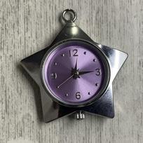 Star Design Keychain Ornaments Retro Style Pocket Watch Gift Pocket Watch Pendant  Bag Decoration violetinė