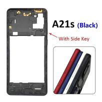 phone Middle Frame For Samsung A21s A20s A30s A50s A70s frame Housing Replacement Repair Parts A21s Black
