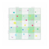 52/78Pins 2mm Bean Board Heat Resistant Square Bead Boards Gifts Craft Pegboards  Craft Supplies Green-14*14cm