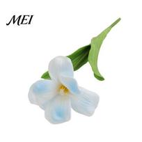 Fake Flower Decor Artificial Opening Tulip with Stem, Realistic Flower, Faux Bendable Stem Floral Arrangement Bloom for Wedding Party Home Office
