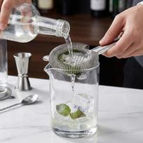 Anti Rust Bar Strainer High-Density Spring Ice Strainer Ergonomic Drink Strainer  Bartenders sidabras
