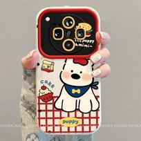 Creative Cartoon Dog Burger Cake Design Soft Silicone Phone Case OPPO Find X9s Pro X9 Ultra Anti-Drop Protection OPPO Find X9s Pro