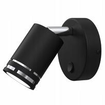 Kinkiet ścienny czarny chrom ruchomy led gu10 polska lampa spot reflektor