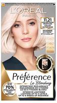 Loreal preference le blonding farba do włosów - 11.21 moscow ultrajasny chłodny perłowy blond (2x60ml, 54ml)