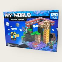 Minecraft magnetiniai blokai kubeliai, 120 det.